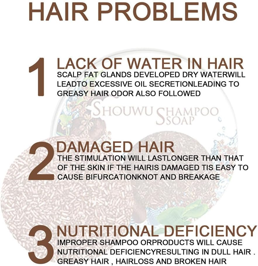 EUIOOVM Hair Volumizing Moisturizing Shampoo Bar - Improve Hair with Nutritional Essence and Variety of Nutritional Essence Can, White Label with Box image number 4