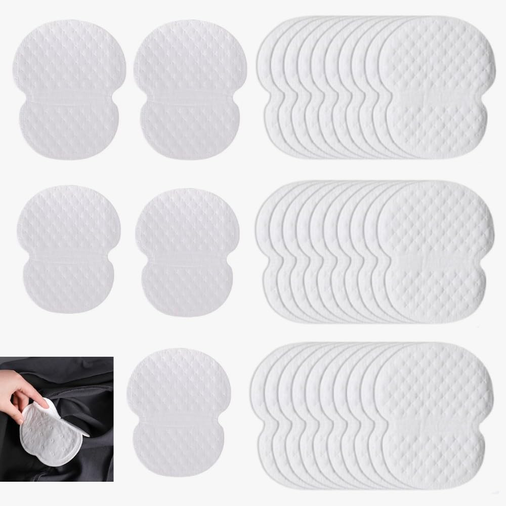 Underarm Sweat Pads,Armpit Sweat Pads for Women and Men,Premium Sweat Shield Fight Hyperhidrosis, Pads for Sweating Women,Comfortable Unflavored, Non Visible (120 Packs) image number 2