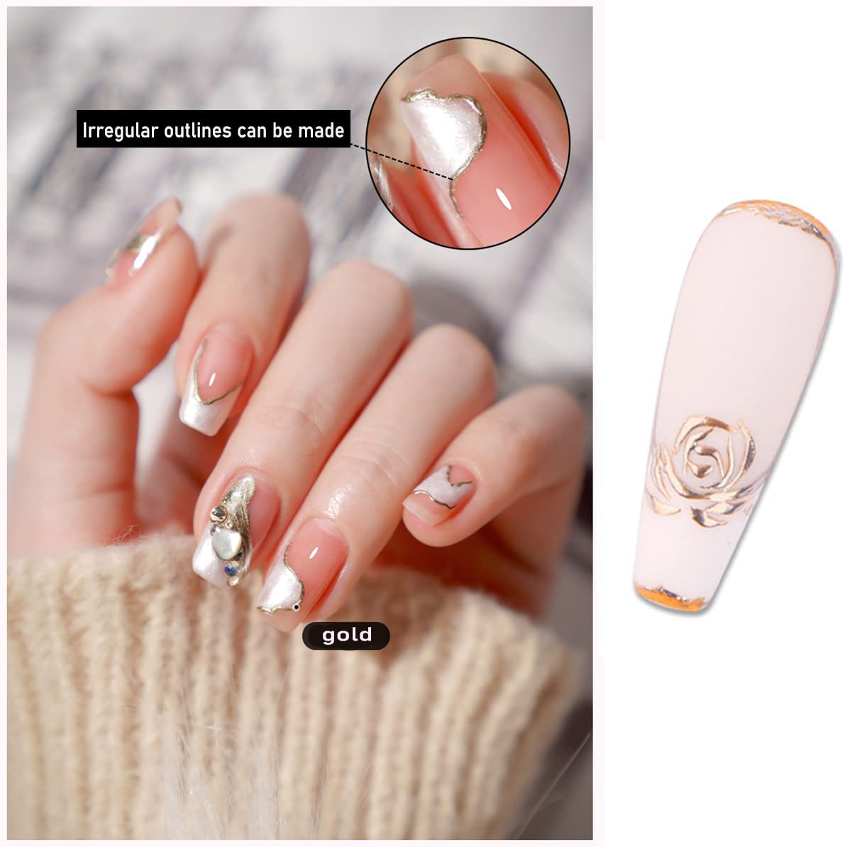 VERONNI Gel Liner Nail Art Gel Nail Polish Painted Set，12 Color Black Pink White Gel Polish Painting Liner Gel Nail Art Painting Gel Pen Soak off Manicure Salon DIY at Home image number 1