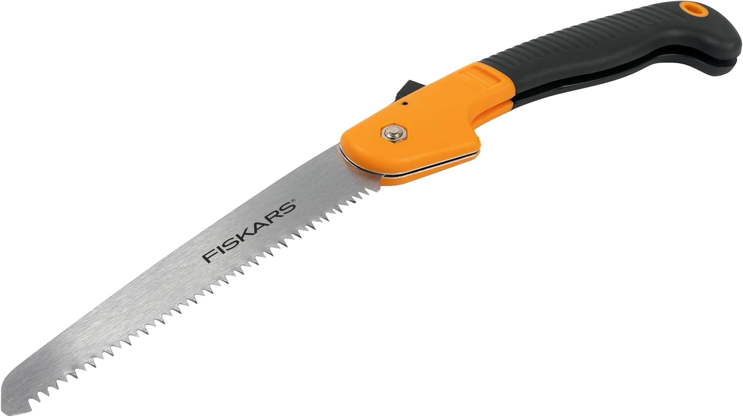 Fiskars Hand Saw, Folding Saw with Power Tooth Saw Blade with Triple Ground Teeth That Powers through Wood Faster, Soft Grip 7-Inch Pruning Saw image number 1