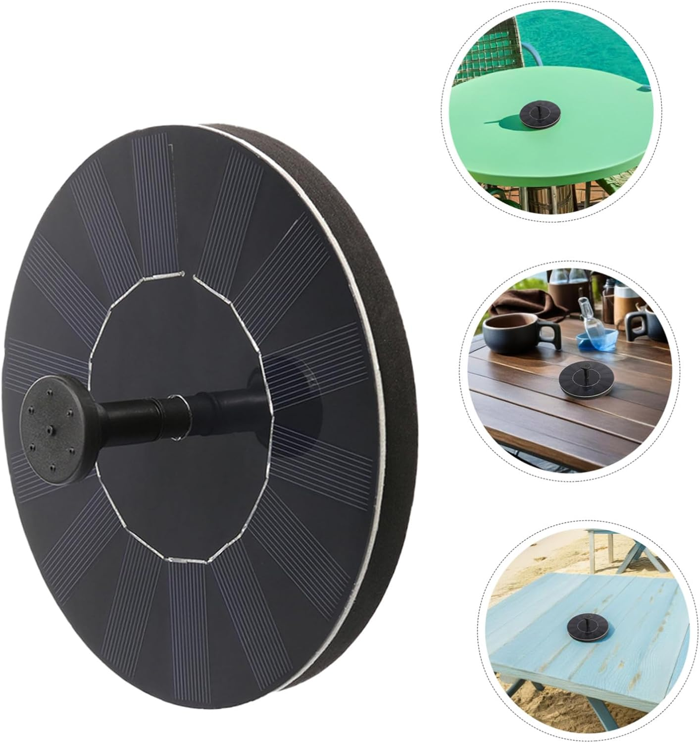 Solar Floating Fountain Pump Compact Solar Water Fountain for Bird Baths Ponds Garden Decor Outdoor Year-Round Energy-Saving Automatic Activation image number 4