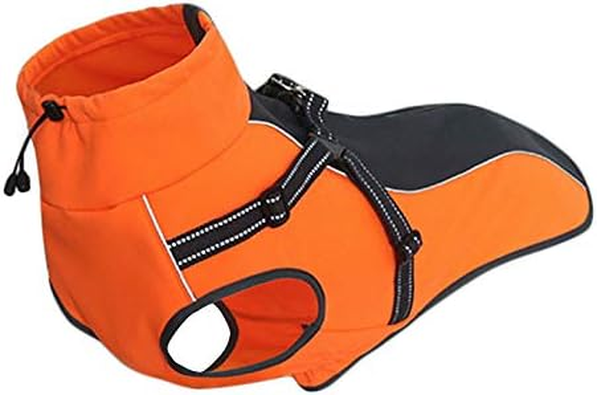 New Medium Large Pet Dog Waterproof Vest Coat Dog Jacket Orange/Black S M L XL (Xlarge, Black)
