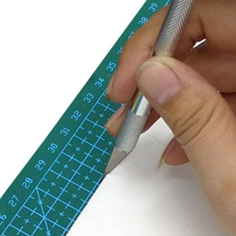 AIMALL Precision Craft Art Knife Set: Model Hobby Cutting Tool with Exacto Style Razor Blades, Includes 1 Knife & 5 Replaceable Blades for Detailed Projects image number 6