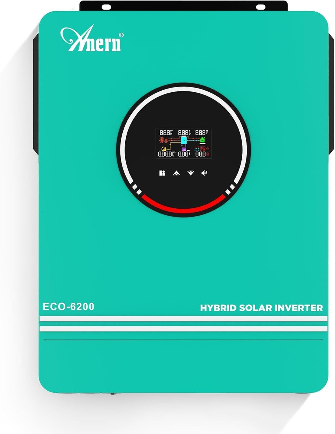 Anern 6200W MPPT Hybrid Solar Inverter 48V off Grid 230Vac Pure Sine Wave with 120A Charge Controller - Multifunctional Wifi Support image number 2