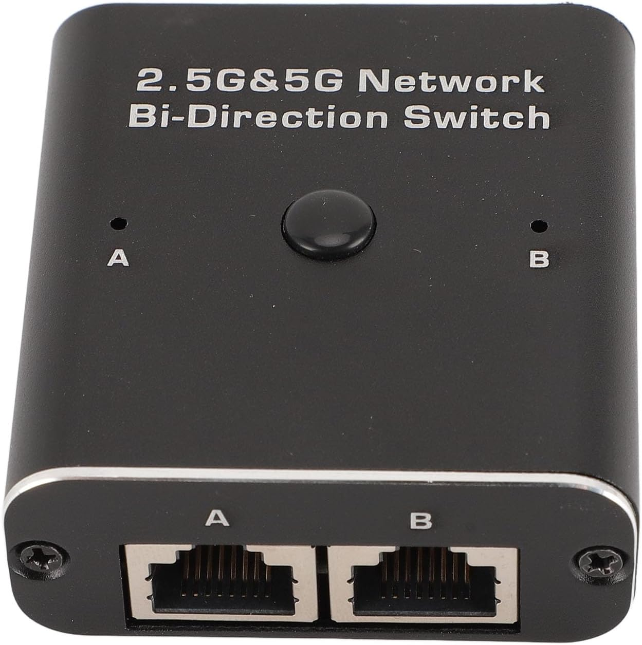 2 Port 2.5G Switch, 2 Port RJ45 Network Switch, 2.5G 5G Network Bidirection Switch 2 in 1 Out or 1 in 2 Out Two Way 2 Port RJ45 Internal External Networking Switcher Adapter image number 1