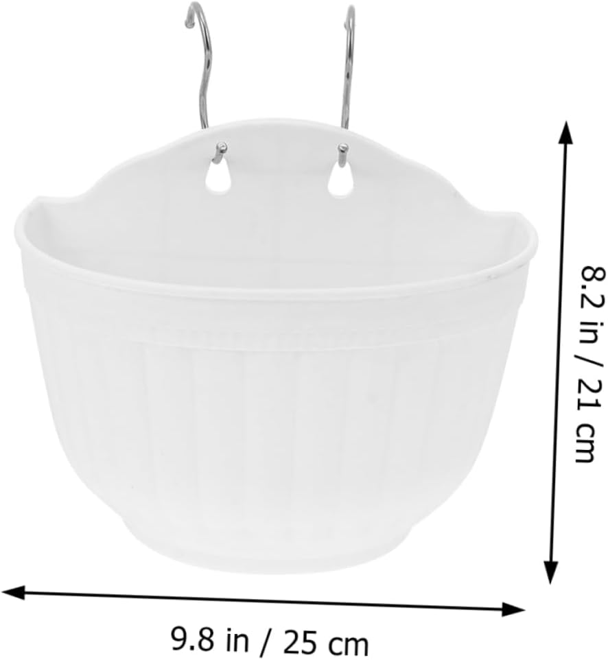 Toddmomy 3Sets Hanging Flowerpots for Home Decor Plastic Material Creative Design for Indoor Plants image number 2