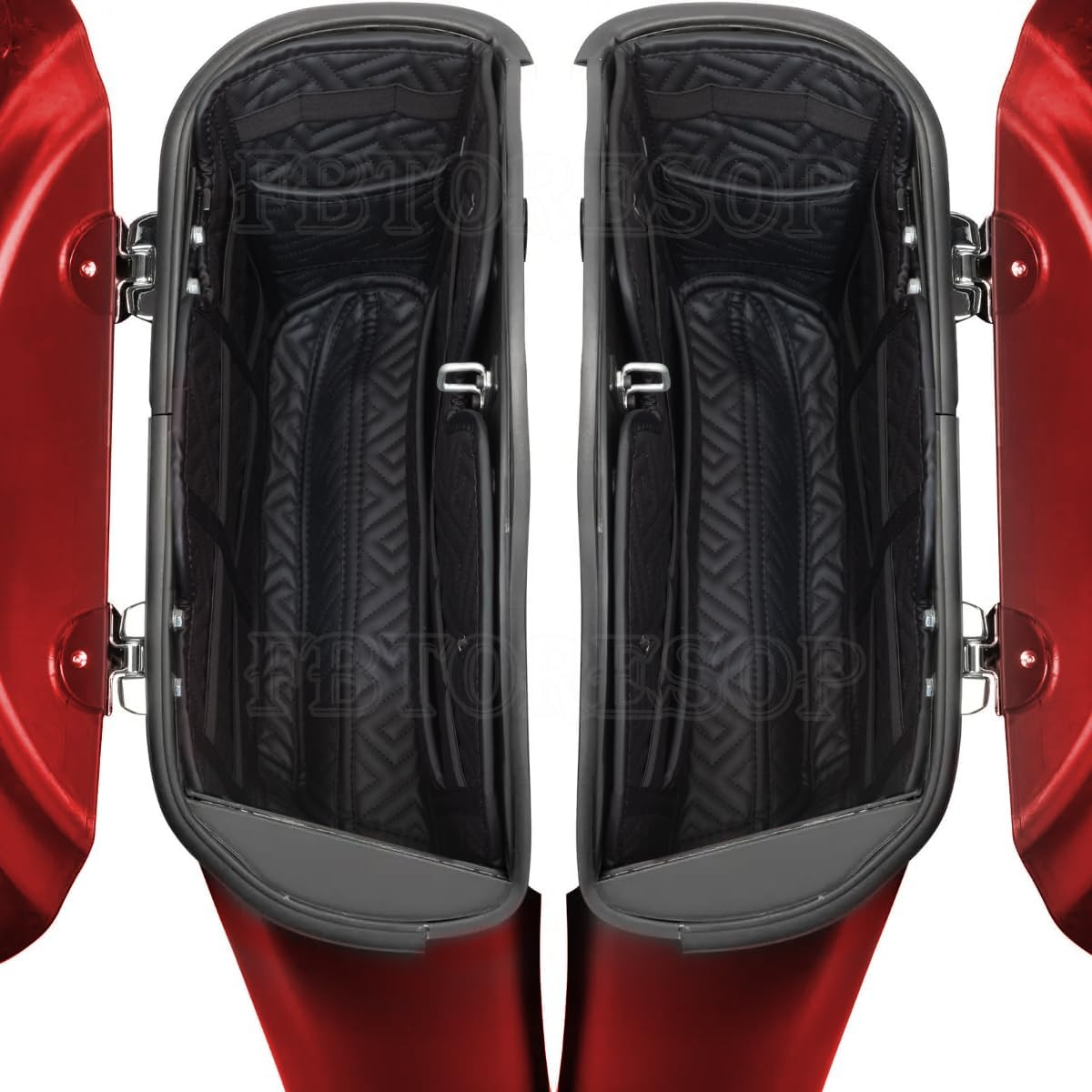 Fbtoresop Indian Saddlebag Liners Indian Chieftain Dark Horse Saddlebag Organizer round Top Double Hinge Roadmaster Elite Springfield Accessories