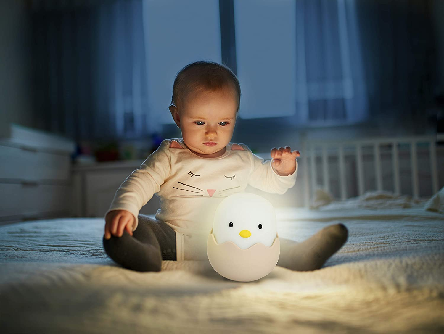 Homedics Mybaby Eggshell Nightlight image number 2