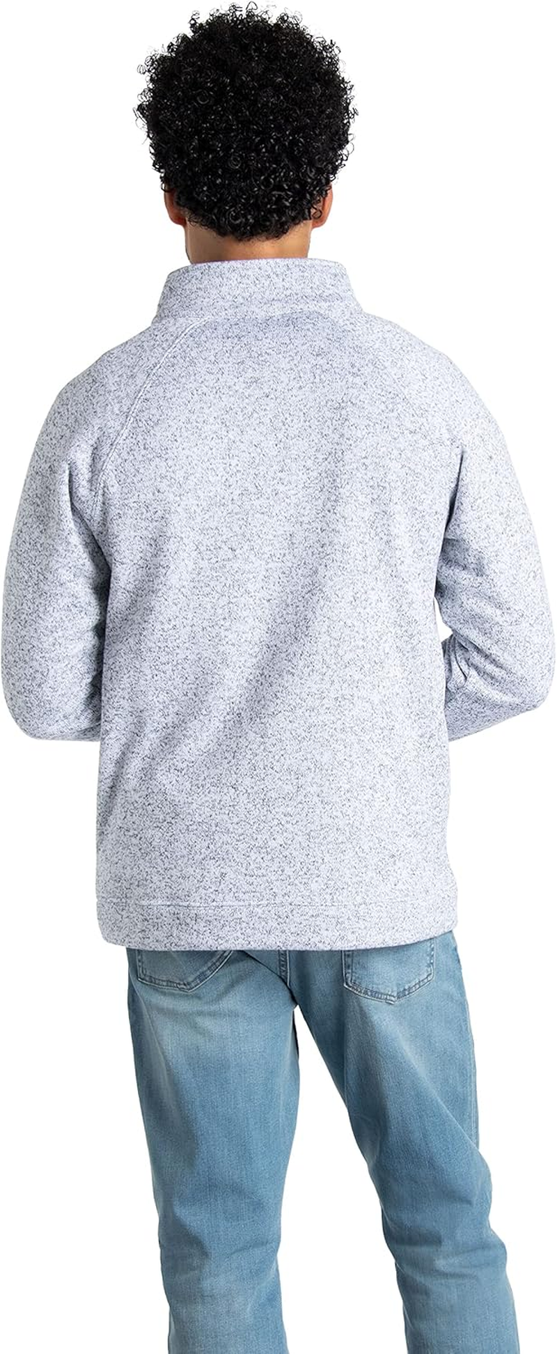 Fruit of the Loom Men'S Sweater Fleece Quarter Zip image number 2