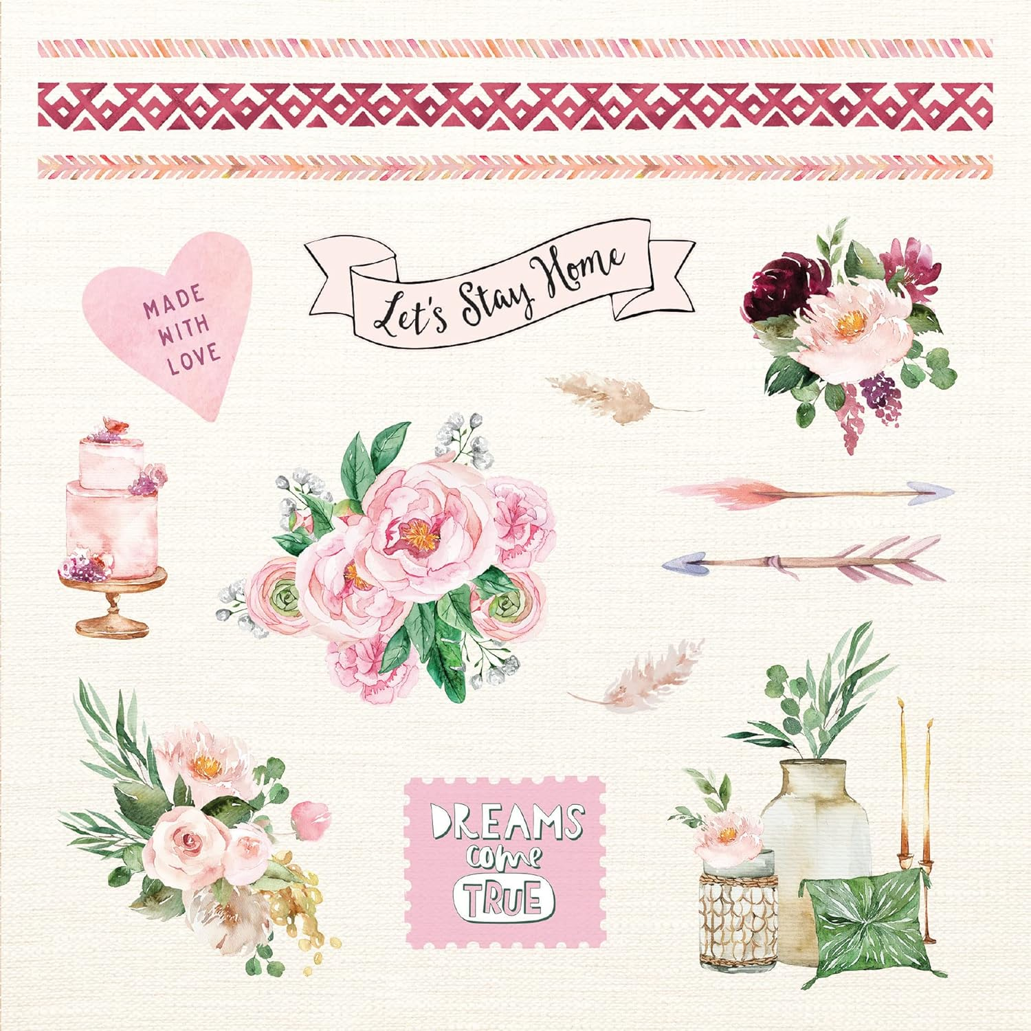 Boho Dreams Sticker Book: a Free-Spirited Sticker Book image number 4