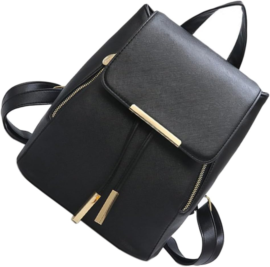 Abaodam Fashion Women Backpack Pu Leather School Bag High School Bag Lightweight Backpacks for Women Adolescent Girls image number 5