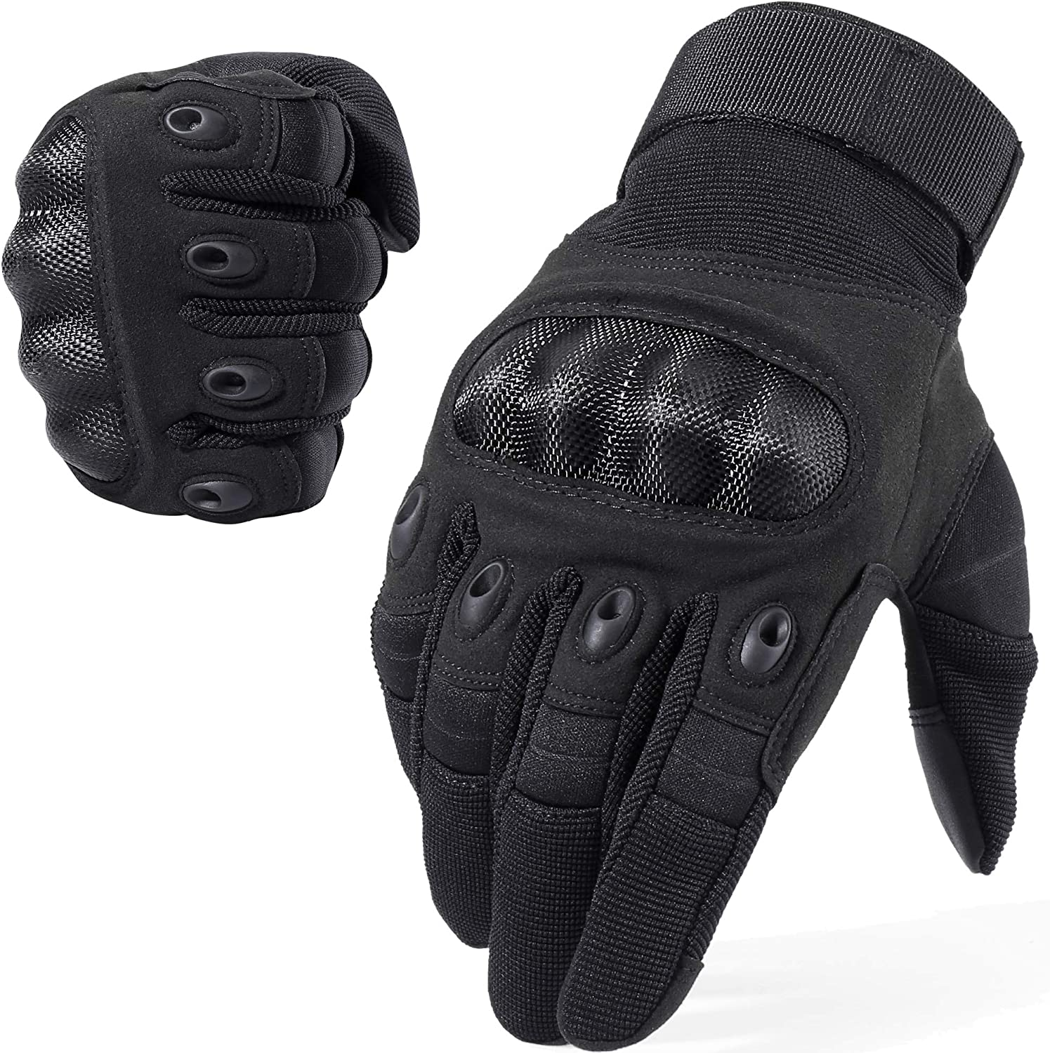 WTACTFUL Tactical Gloves for Men Touchscreen Airsoft Paintball Motorcycle Gloves image number 5