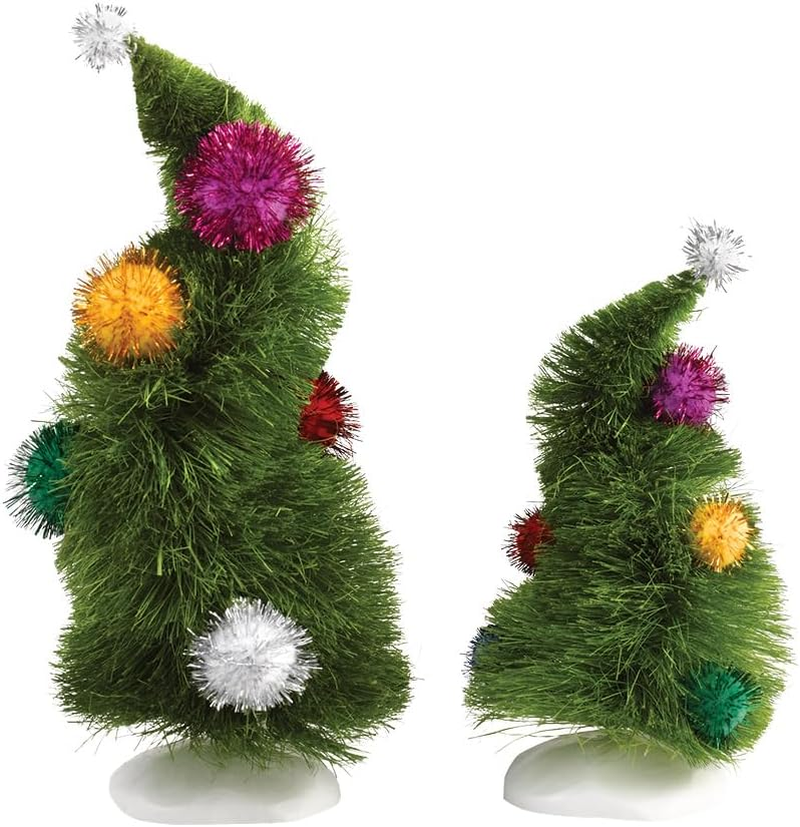 Department 56 Grinch Villages Wonky Trees, Set of 2 image number 4