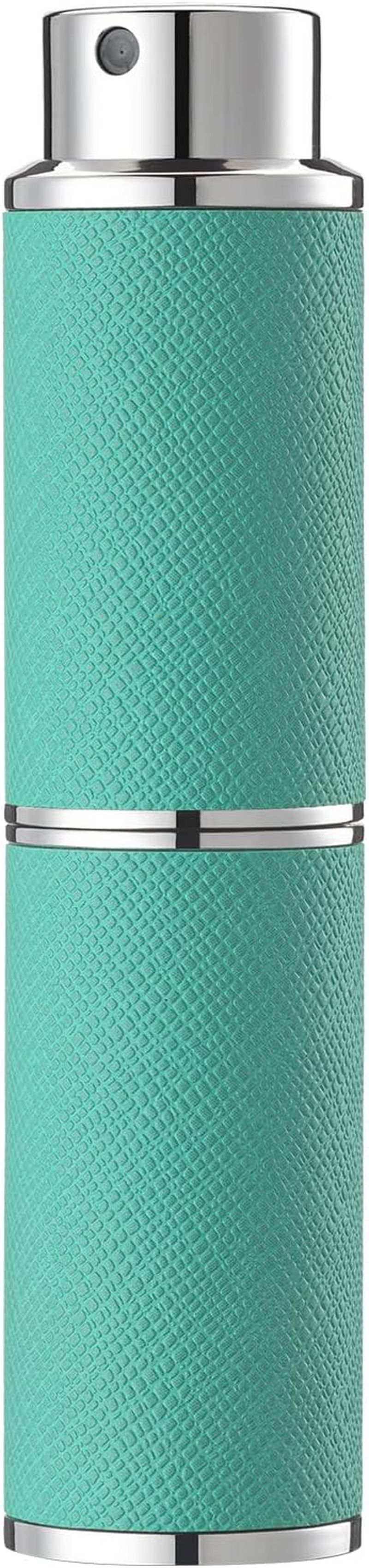 Owlyee Travel Perfume Bottle Refillable - 8ML Leather Empty Mini Cologne Spray Atomizer Men - Small Fragrance Sample Sprayer - Portable Refill Travel Essentials Container with Black White