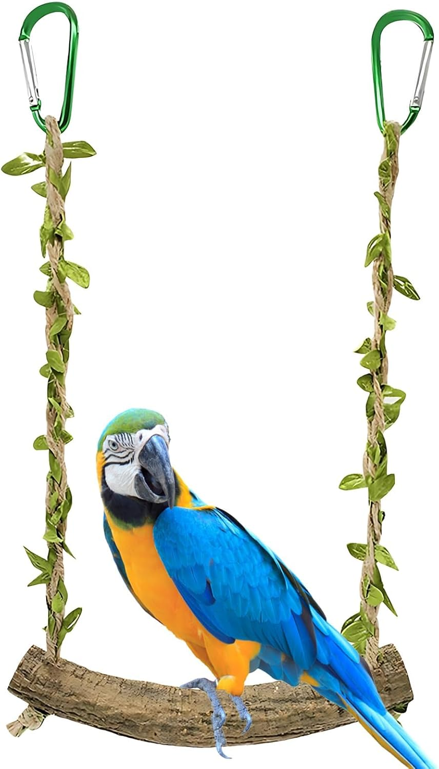 Budgie Toy, Bird Toy for Cages, Perch for Budgies and Small Birds, Bird Cage Accessories to Enrich the Environment image number 3