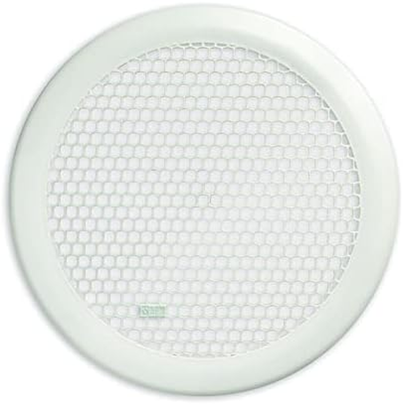 HPM round Fan Replacement Grille, 200 Mm, White