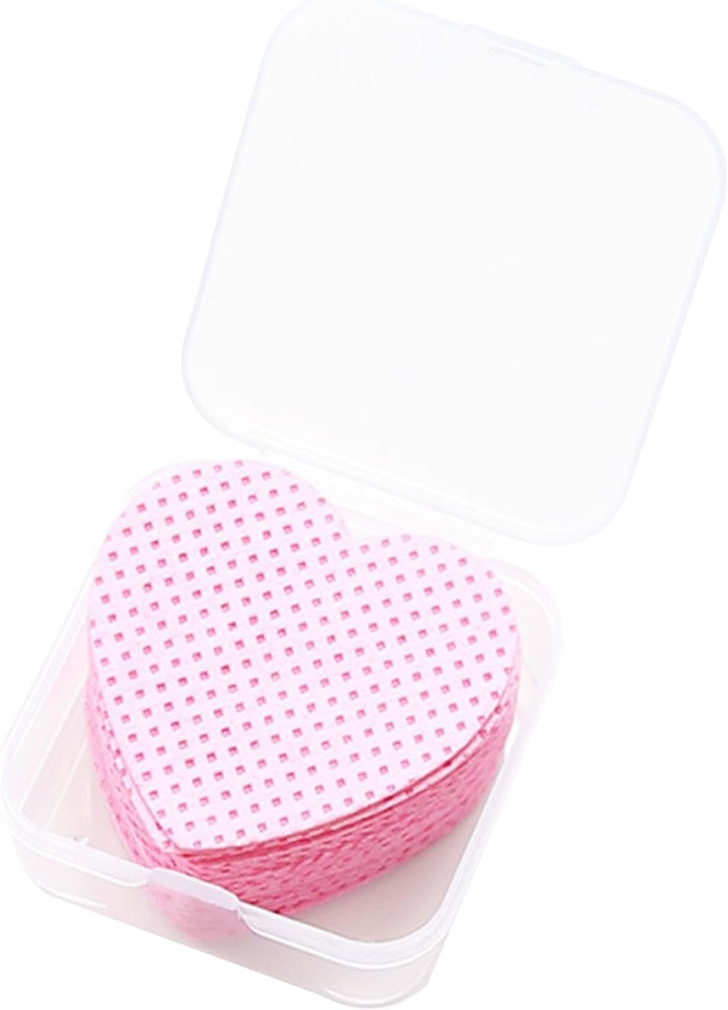 OIIBWQ 50Pcs Disposable Nail Polish Remover Pads Nail Wiping Tool Lint Free for Eyelashes Lips Cleaning Patches, Purple