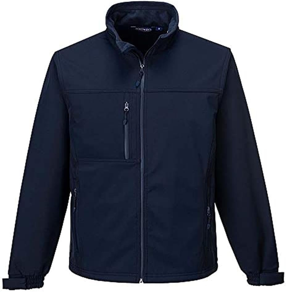 Portwest TK50 Water Resistant Windproof Softshell Jacket (3L) Black, 3X-Large image number 3