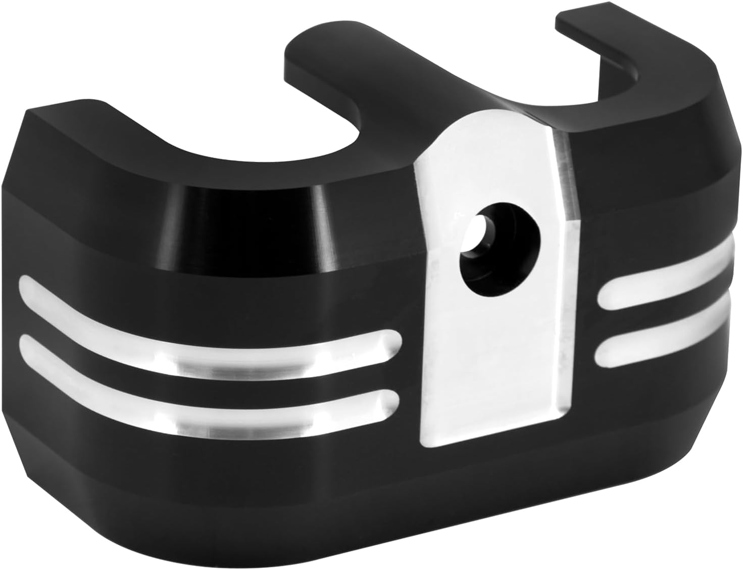 Ignition Coil Cover Aluminum Fit for Harley Softail Breakout FXBR Fat Boy FLSTF Street Bob FXDB Low Rider S FXLRS 18-2025 Road King FLHR Road Glide FLTR 2023&ndash;2025 Black Frame Chrome Lines