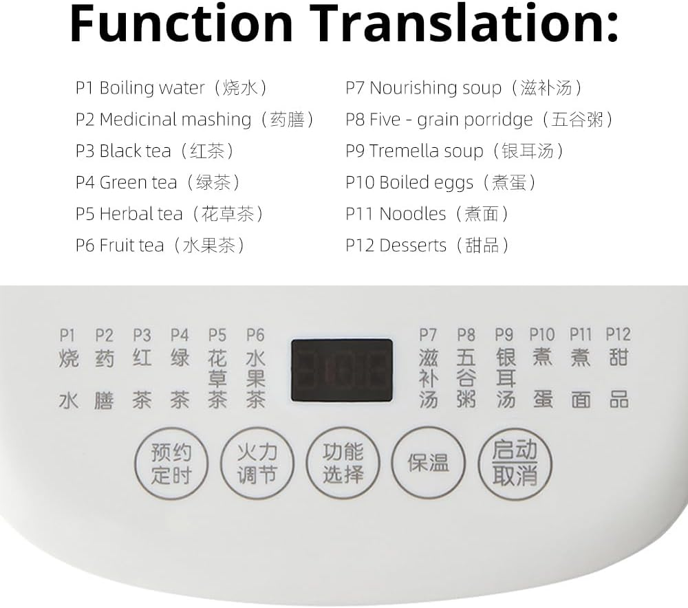 Household Electric Kettle Glass Health Kettle Pot 1.5L Temperature Adjustable Heat Preservation Reservation for Home Office Joyoung-Dgd1506Bq