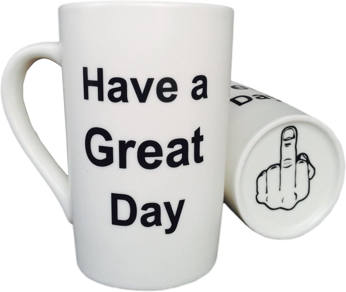 Funny Gifts Porcelain Coffee Mug Have a Great Day Funny Ceramic Cup White Christmas, Best Father'S Day and Mother'S Day Gag Gift, 12 Oz image number 1