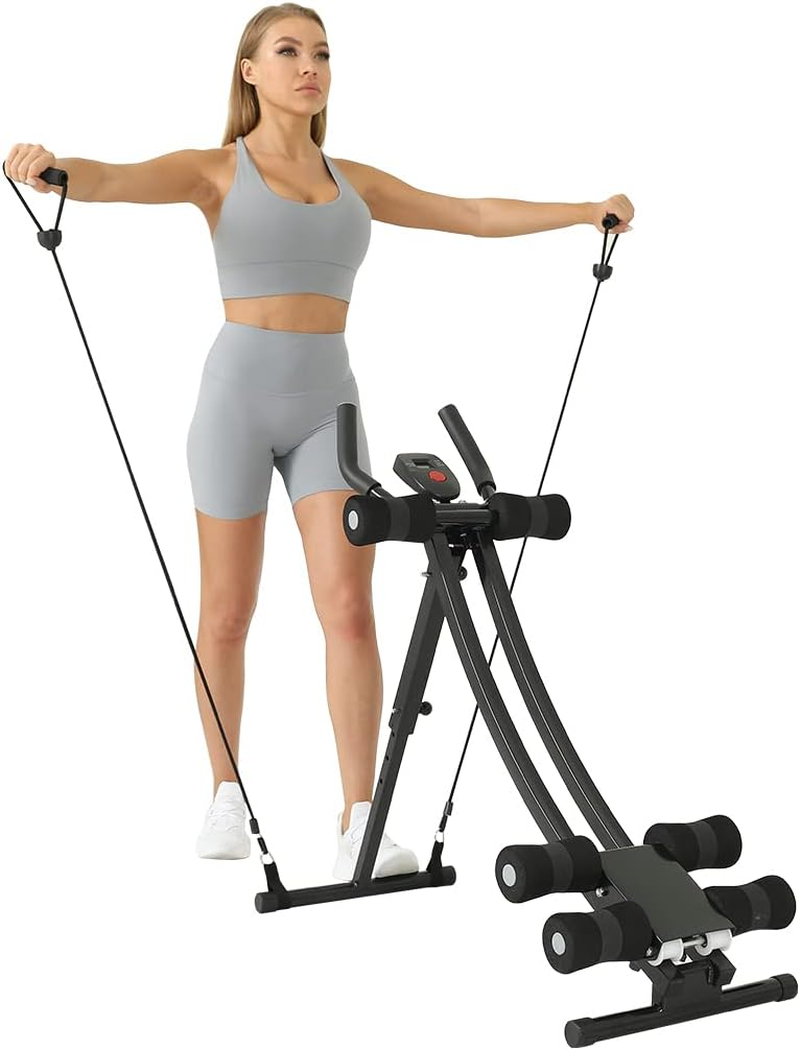 WINBOX AB Workout Equipment, Home Gym Ab Machine for Abdominal Exercise and Strength Training, Height Adjustable Fitness Equipment image number 3