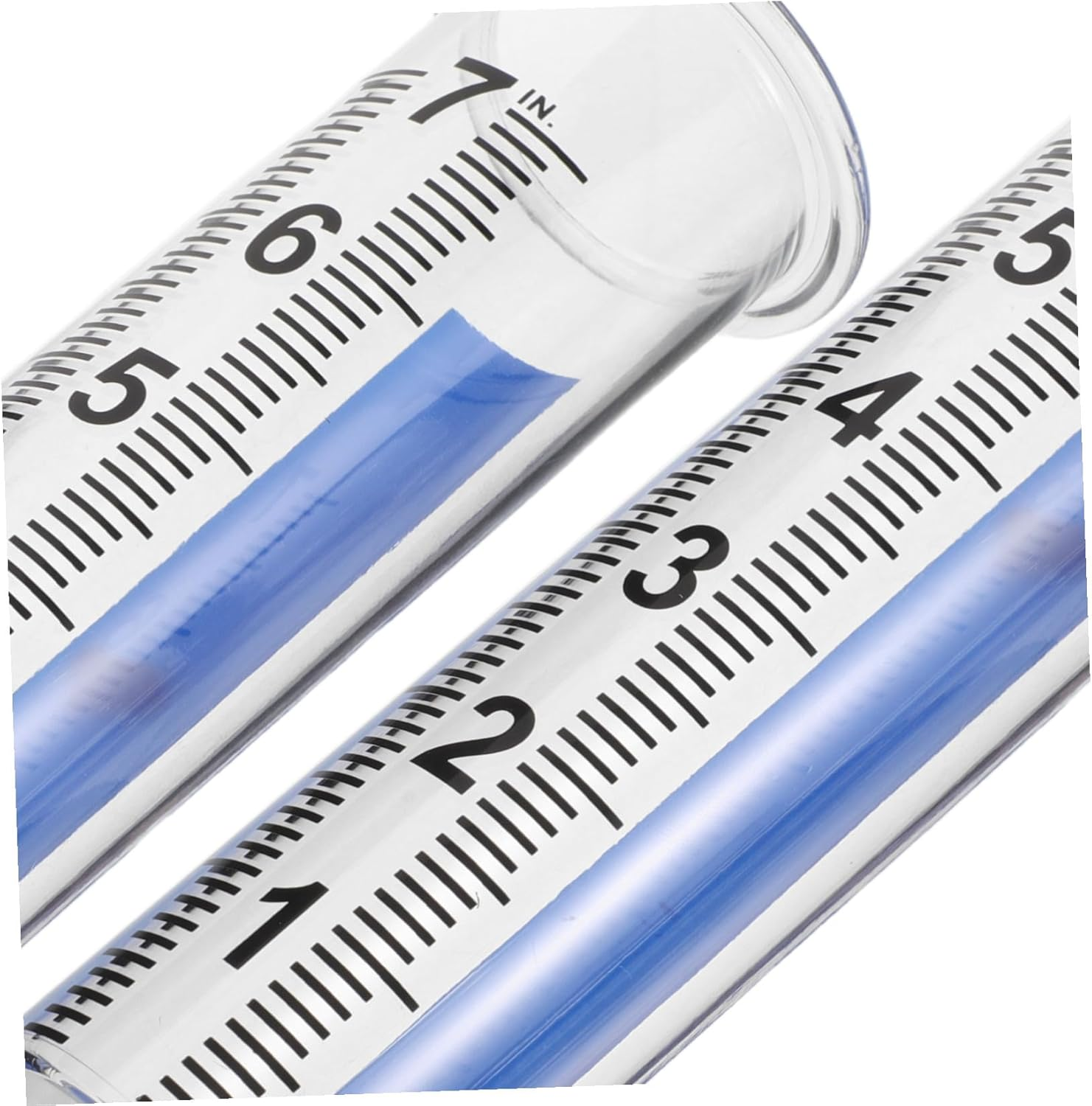 Alasum 4PCS Outdoor Rain Gauge Tubes Plastic Measurement Tubes for Garden Lawn Backyard Plants Frost-Resistant Transparent Weatherproof Rainwater Measuring Tools image number 4