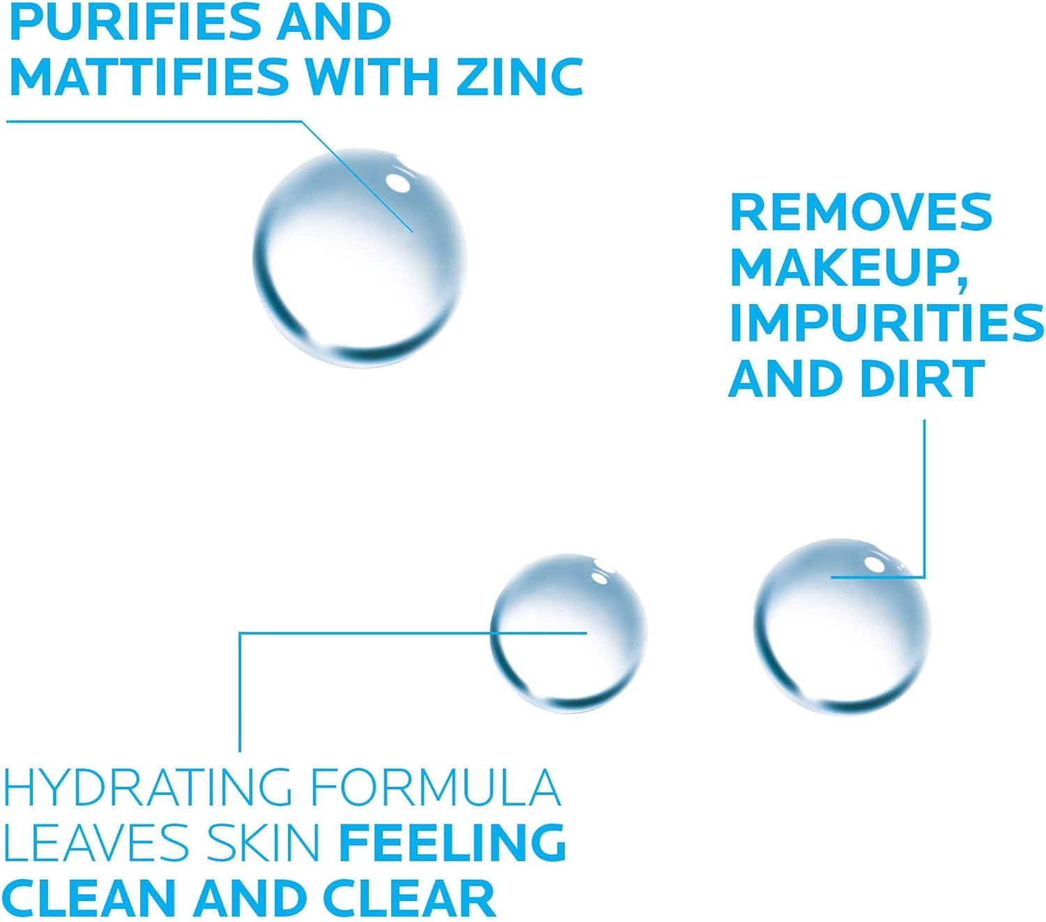 La Roche-Posay Effaclar Micellar Water Ultra Oily Skin 400Ml image number 3