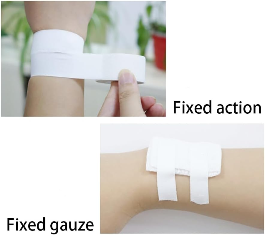 PE Micropore Medical Tape Lash Tape, 6Rolls Micropore Surgical Tape,Breathable First Aid Paper Medical Tape Athletic Tape Adhesive Tape Earring Cover up Tape,Paper Tape for Wounds (1.25Cm) image number 2