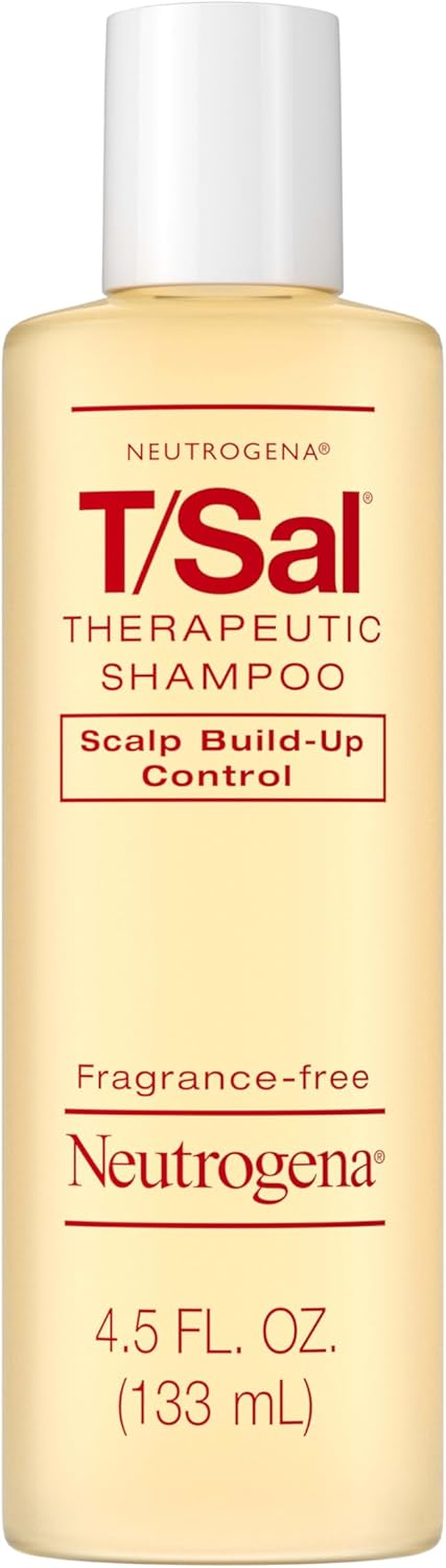 Neutrogena T/Sal Therapeutic Shampoo, Scalp Build-Up Control 4.5 Fl Oz Pack of (1)