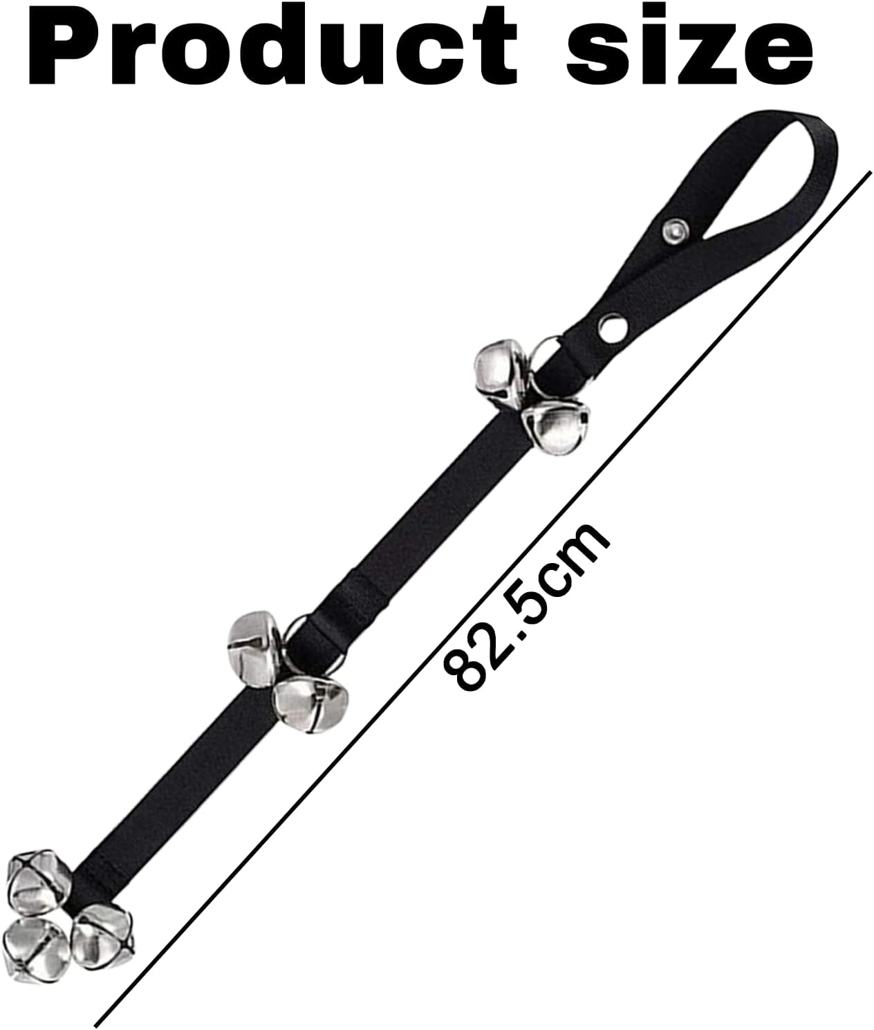 Jeyzuroa 2 Pack Dog Whistle & Adjustable Training Bells - Puppy Training Kit for Door Knob, Toilet Training& Outdoor Signals (Dogs & Cats) image number 2