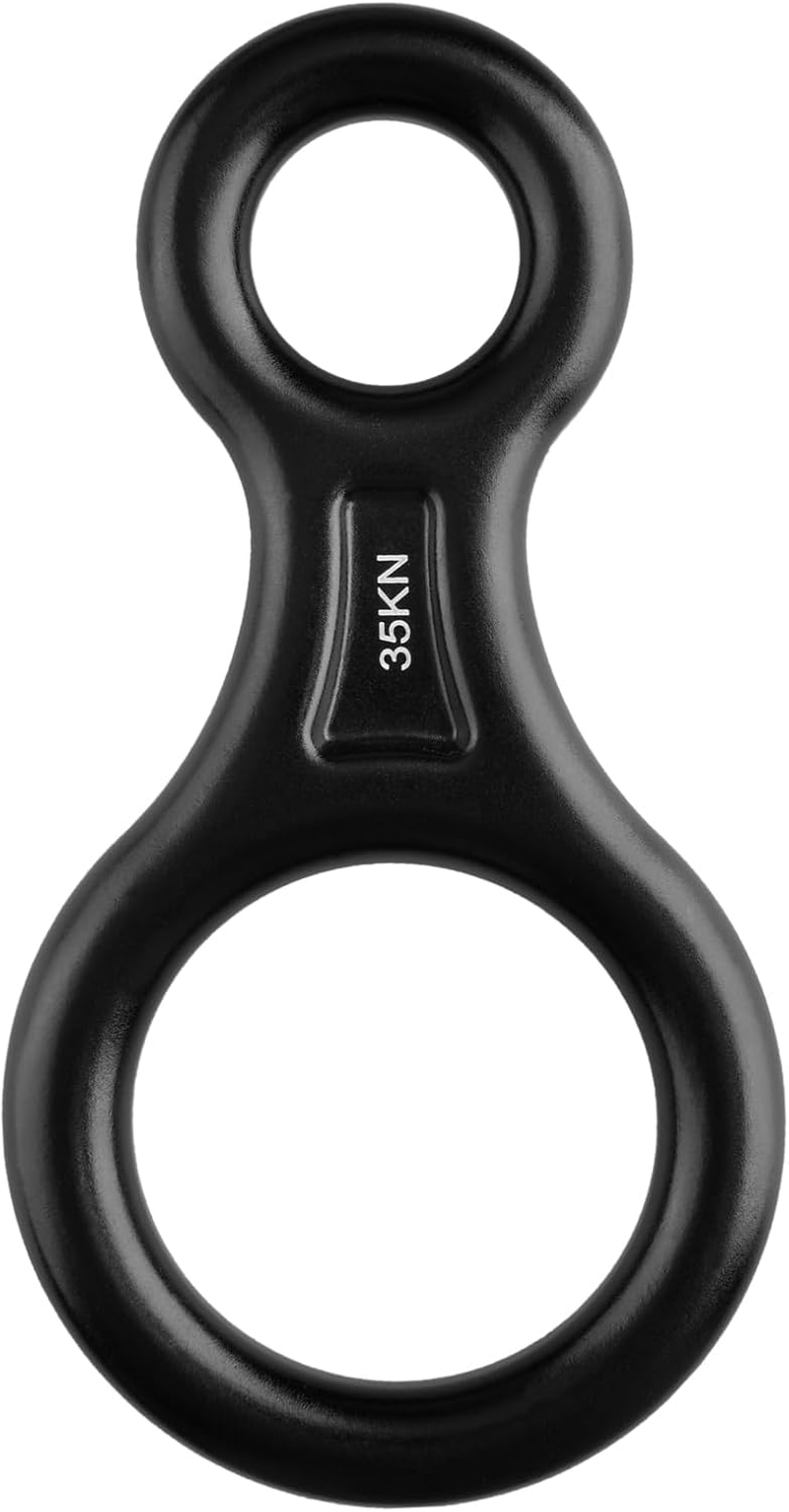 TRIWONDER 35KN Aluminum Climb Figure 8 Descender Rigging Plate Rappel Gear Downhill Equipment Heavy Duty