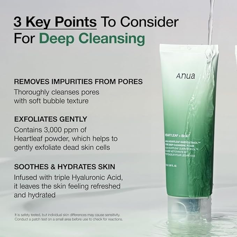 Anua Heartleaf Quercetinol Pore Deep Cleansing Foam Mini 25 Ml image number 1