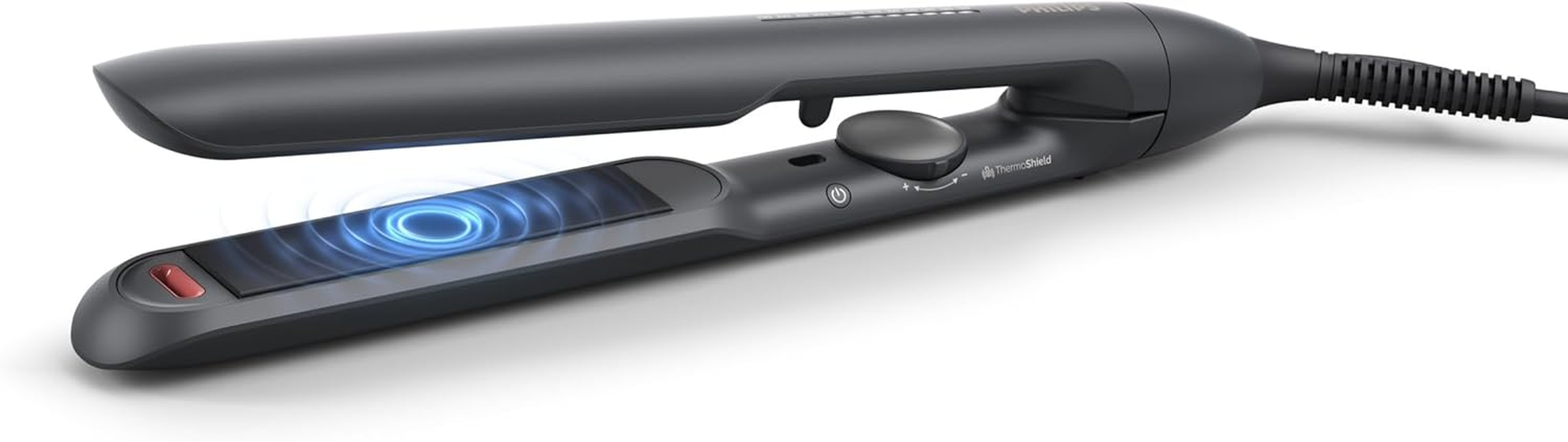 Philips 5000 Series Hair Straightener with Thermoshield Technology in Black [Model BHS510/00]