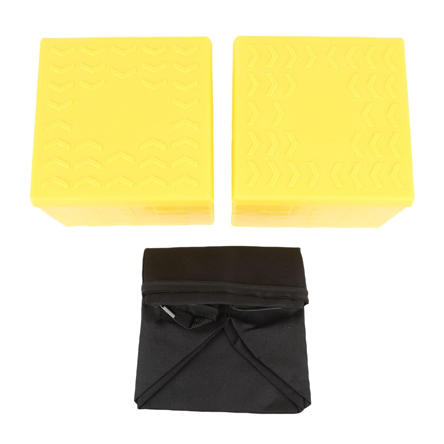 Haofy 12PCS RV Leveling Blocks Heavy Duty Interlocking Stackable Pads with Carry Bag 35,000LB Capacity anti Slip Jack Pads for Travel Trailers 5Th Wheels Campers