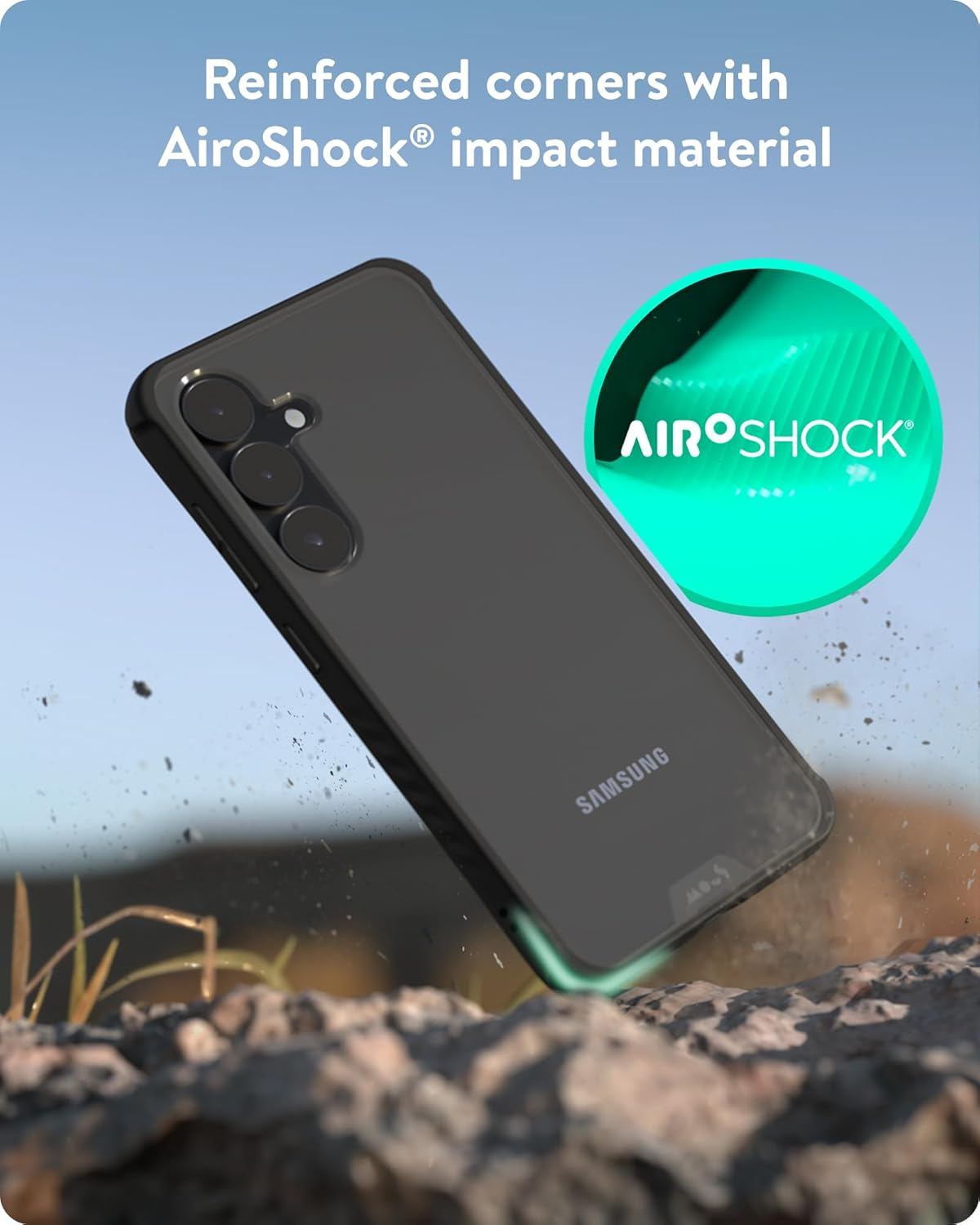 Mous for Samsung Galaxy S25 plus Case Clear - Clarity - Scratch Resistant Crystal Clear & Slim Design - Protective Shockproof Phone Cover image number 3