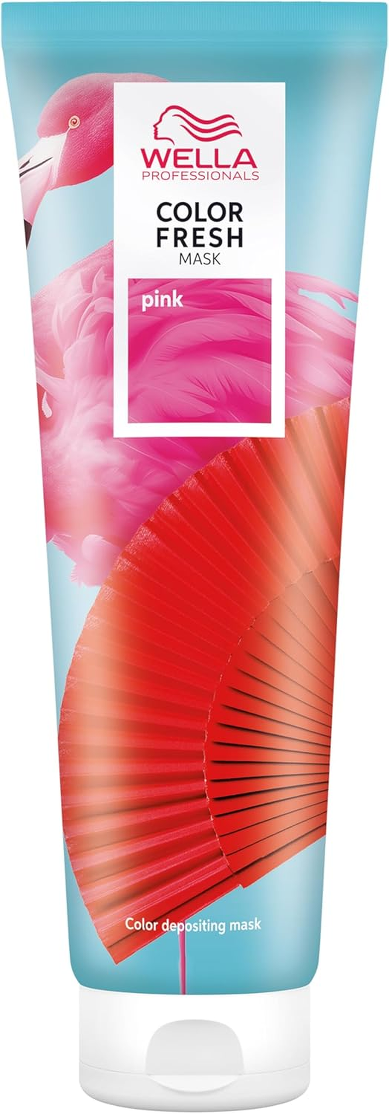 Wella Professionals Pink Color Fresh Mask - Color Depositing Hair Mask and at Home Hair Glossing Treatment - 150Ml image number 4