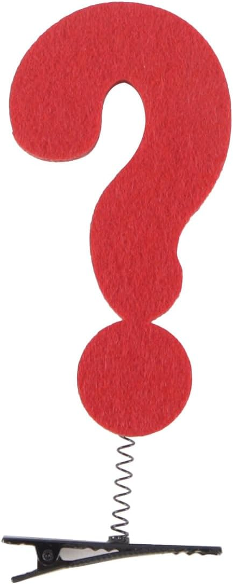 Ausi 10-Piece Cute Question Mark Hair Clips &ndash; Versatile Hairstyle Decor for Parties & Special Occasions