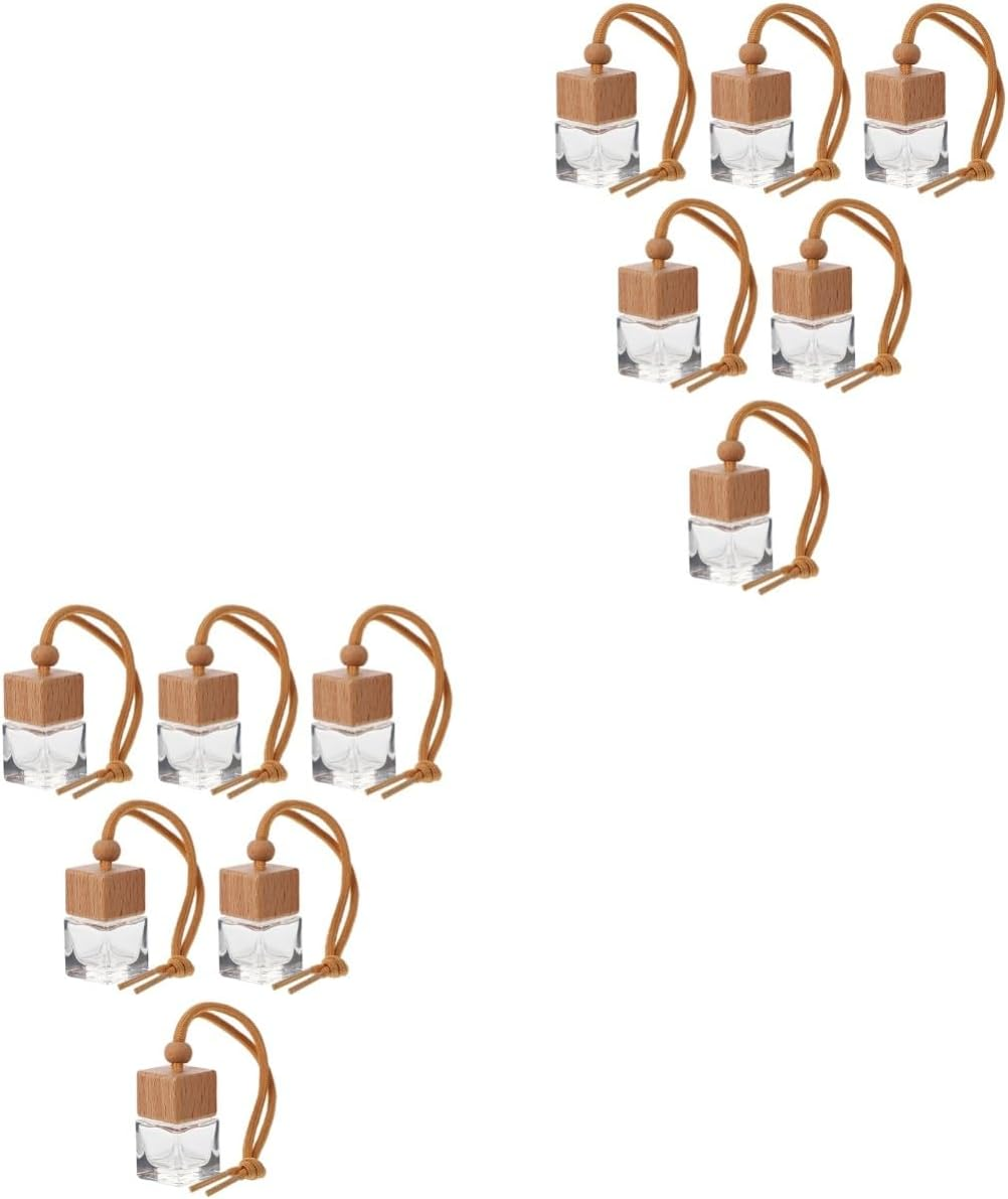 ERINGOGO 2Sets 6-Pack Car Hanging Aromatherapy Bottles Perfume Bottle Pendant Car Air Freshener Decorative 6Pcs*2