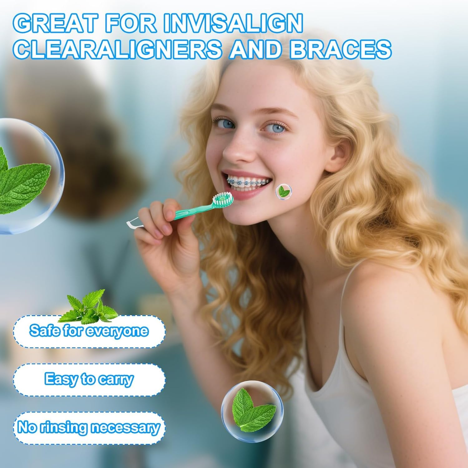 26Pcs 5 in 1 Mini Brushes-Disposable Toothbrushes with Toothpaste & Floss & Pick & Tongue Scraper,Portable Travel Toothbrush(Individually Wrapped),Disposable Travel Toothbrush Set for Kids Adult image number 1