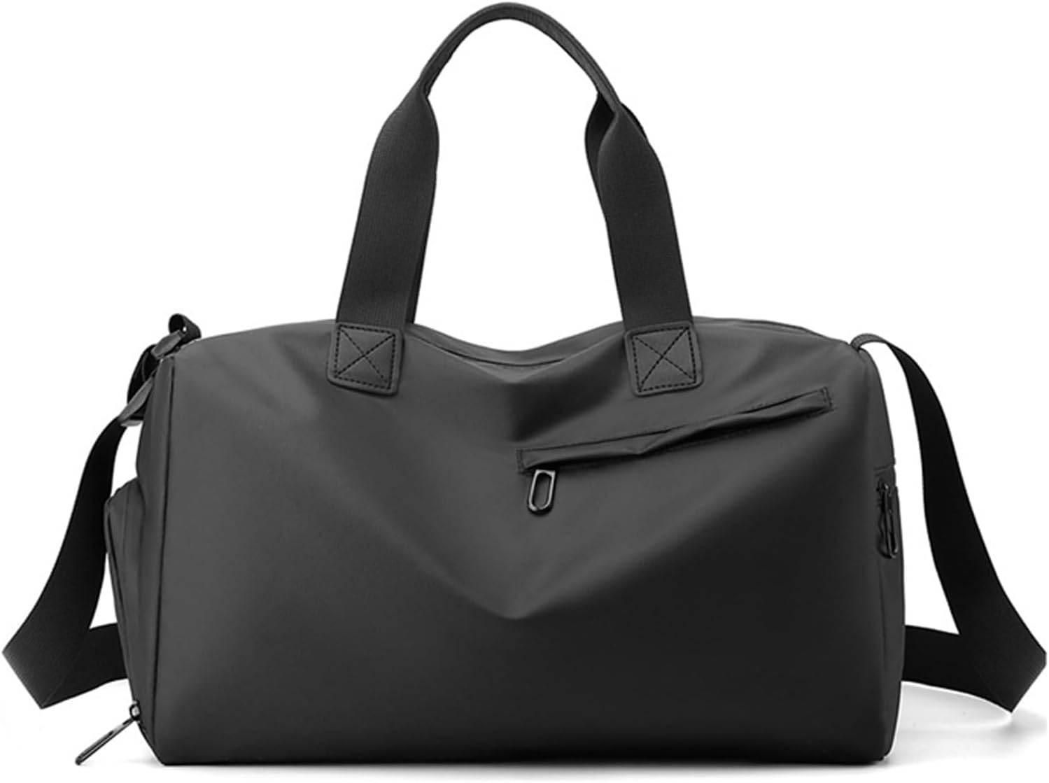 Sports and Fitness Bag, Black, Waterproof, 39X22X19Cm, with Independent Shoe Compartment, Dry and Wet Separation, Suitable for Fitness, Travel, Yoga image number 2