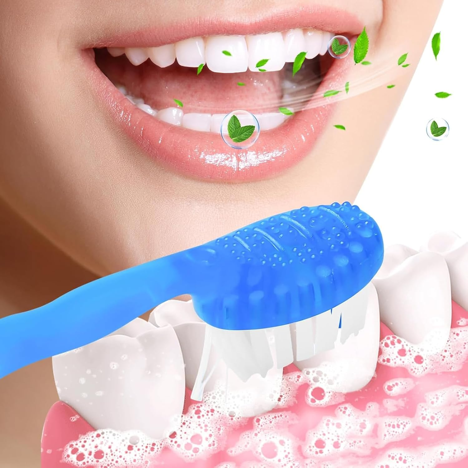 12PCS Prepasted Disposable Toothbrush Set, Mini Travel Toothbrushes with Paste, Portable Disposable Toothbrushes with Tongue Scraper Floss Pick Individually Wrappedor for Work, Travel, On-The-Go image number 5