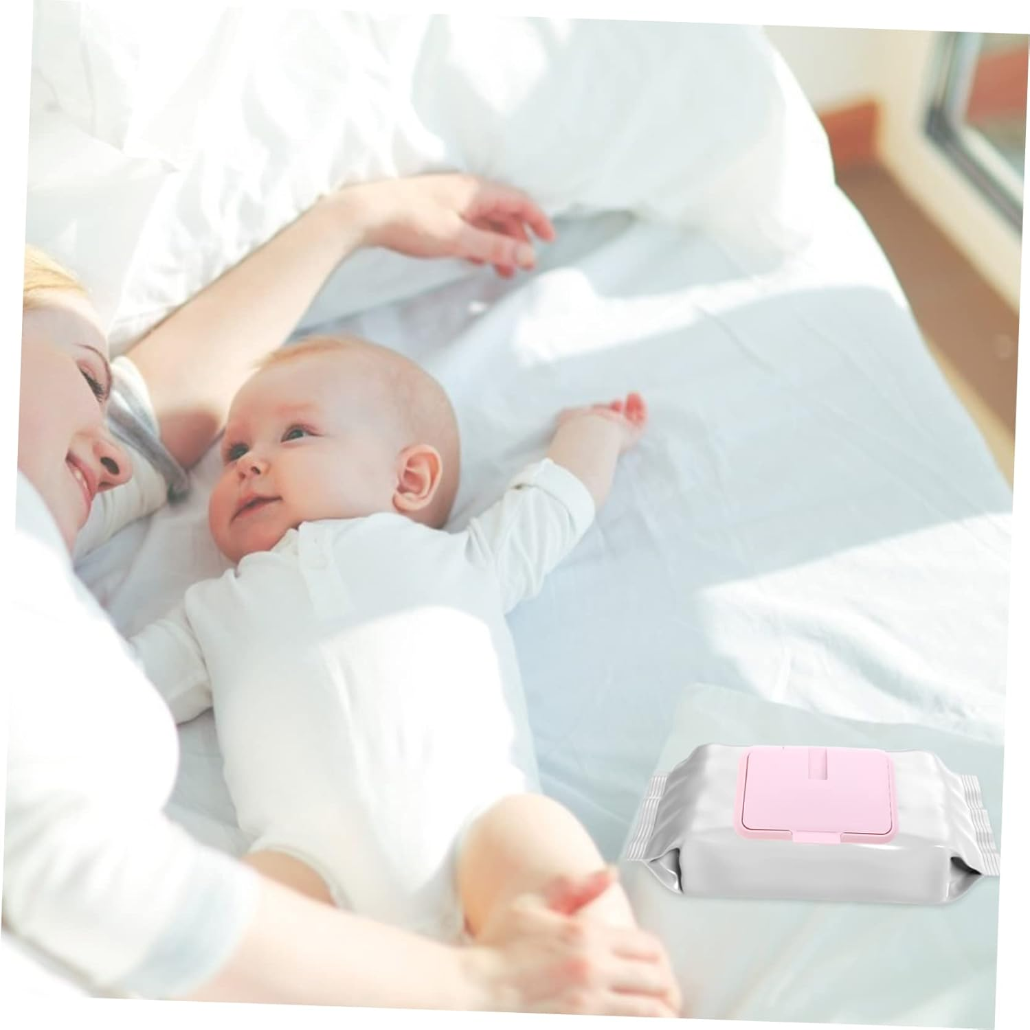 1Pc Portable Wipe Warmer Wet Tissue Heater Constant Temperature Design Convenient for Travel Keeps Wipes Fresh Moist for Diaper Changing Go Use image number 5