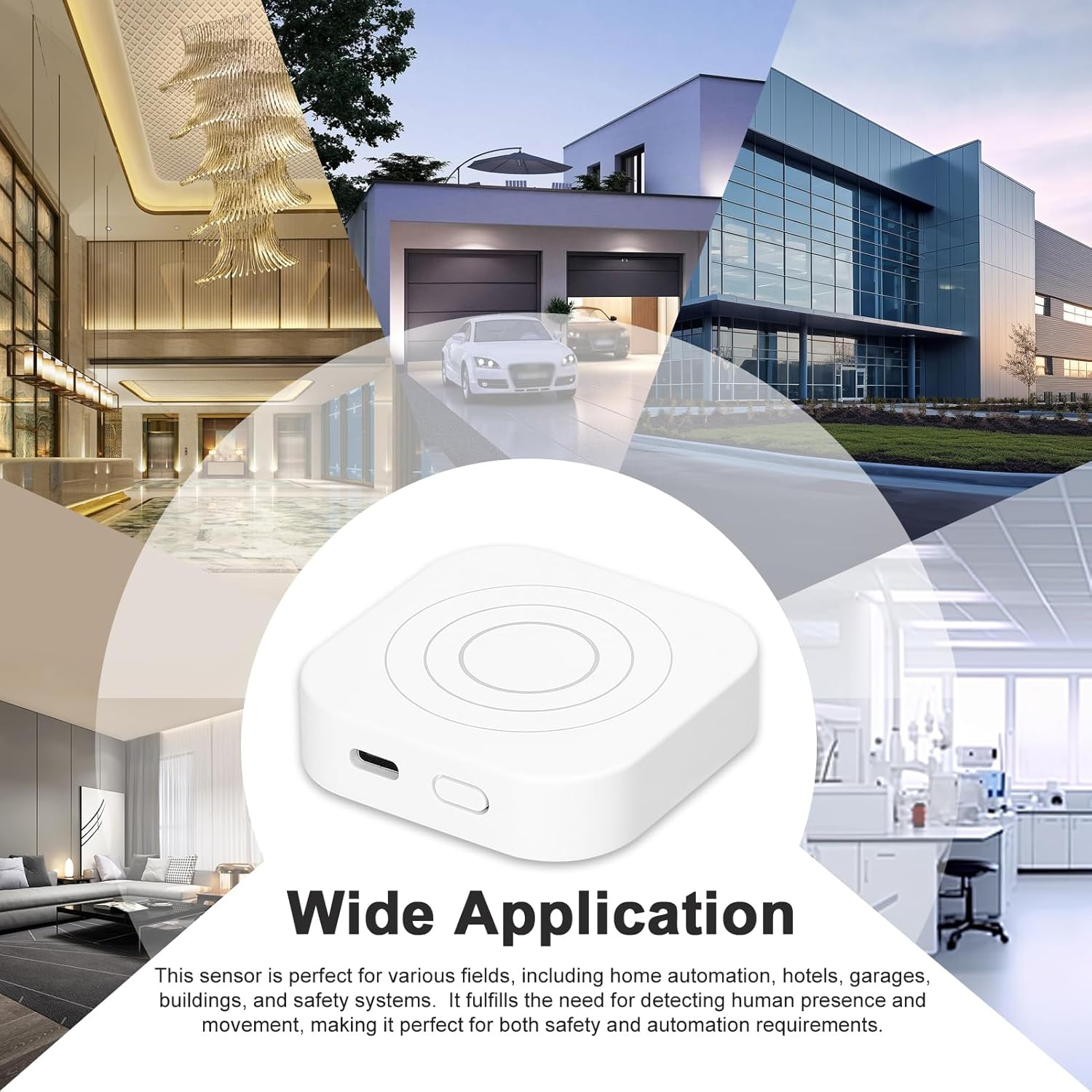 Human Presence Sensor Tuya Zigbee 24Ghz Millimeter Wave Radars Motion Detection Sensor for Home Safety and Automation