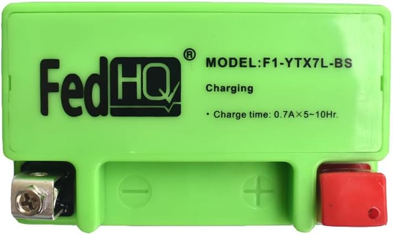 FEDHQ YTX7L-BS 12V 7Ah Motorcycle GEL Battery Dirt Bike ATV Quad Scooter Motorbike Replace CTX7L-BS UTX7L-BS MBTX7U MG7L-BS image number 2