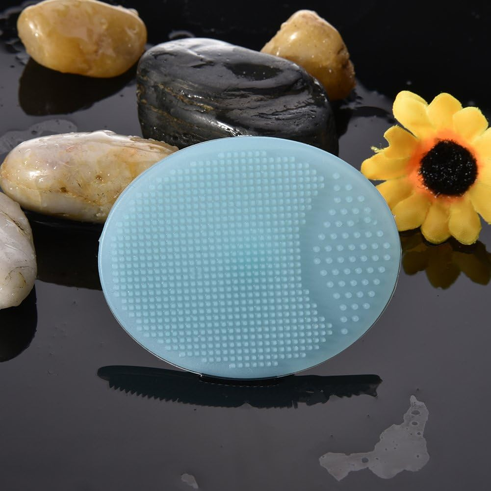 Smartopus Super Soft Silicone Face Cleaning Brush Oval Blackhead Remover Exfoliating Facial Brush image number 5