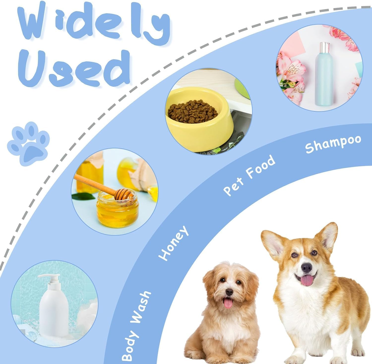 Meglob Pack of 2 90 Ml Food Tube for Filling Dog Wet Food Silicone Travel Bottles with Telescopic Buckle, Fillable Tubes for Dogs Reusable Food Tube Dog Food Tube Dog Tube for Pets image number 1