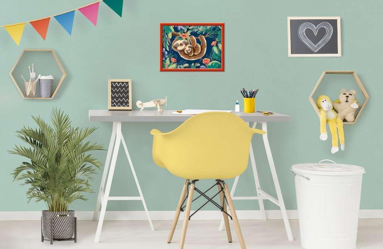 Ravensburger Malen Nach Zahlen 28698 - Niedliche Faultiere - Kinder Ab 9 Jahren image number 1