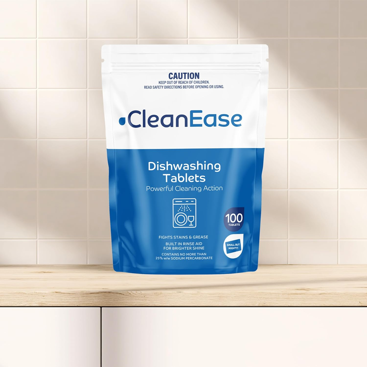 Cleanease Dishwasher Tablet 100Pack - 10G OPP Film