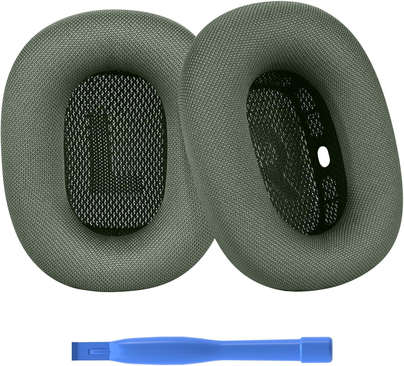 Ear Pads Replacement for Airpods Max Headphone by MMOBIEL - Mesh Fabric Ear Pad Cushions - Noise Isolation Earpads Replacement &ndash; Space Grey